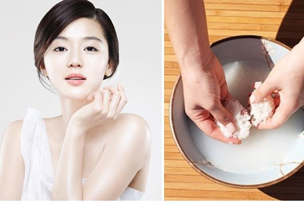 Tận dụng nước vo gạo để làm trắng da tay