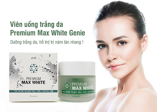 Viên uống dưỡng trắng Premium Max White Genie